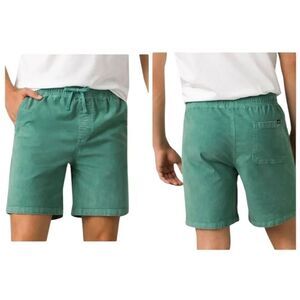 NWT Prana Mens Canyon Camp Corduroy Short Cove Green Size XL